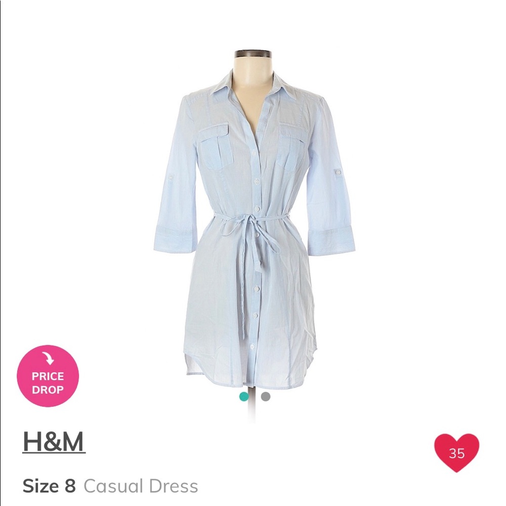 H&M Striped Dress